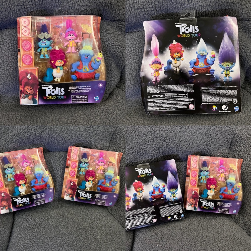 Brand new! Trolls World Tour Lolesome Flatts Tour Pack Bundle